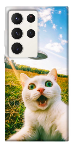 Чехол itsPrint Ufo cat для Samsung Galaxy S23 Ultra