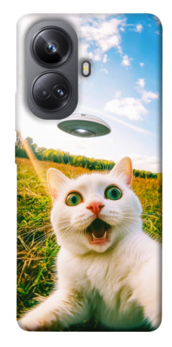 Чехол itsPrint Ufo cat для Realme 10 Pro+