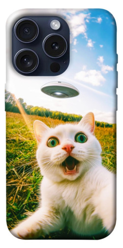 Чехол itsPrint Ufo cat для Apple iPhone 15 Pro (6.1")