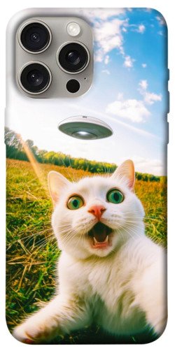 Чехол itsPrint Ufo cat для Apple iPhone 15 Pro Max (6.7")