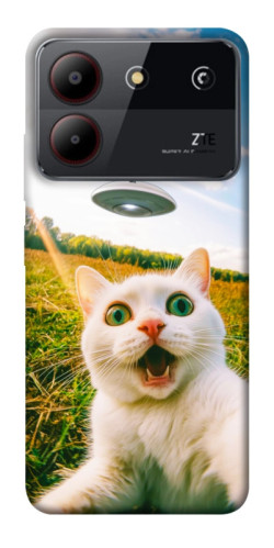 Чехол itsPrint Ufo cat для ZTE Blade A54 4G