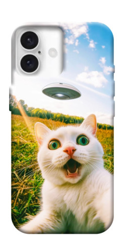 Чехол itsPrint Ufo cat для Apple iPhone 16 (6.1")