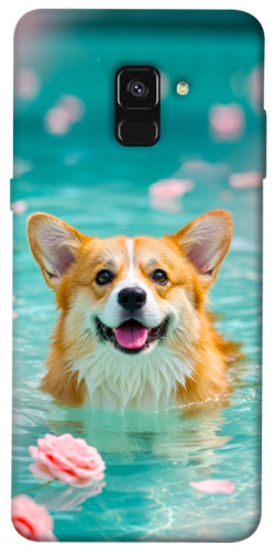 Чохол itsPrint Swimming corgi для Samsung A530 Galaxy A8 (2018)