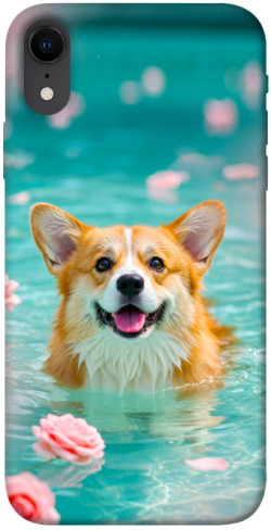 Чехол itsPrint Swimming corgi для Apple iPhone XR (6.1")