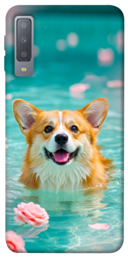 Чехол itsPrint Swimming corgi для Samsung A750 Galaxy A7 (2018)