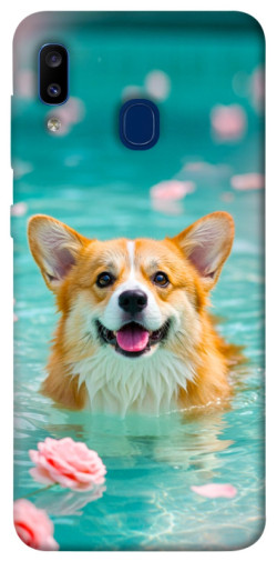 Чехол itsPrint Swimming corgi для Samsung Galaxy A20 / A30