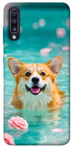 Чехол itsPrint Swimming corgi для Samsung Galaxy A70 (A705F)