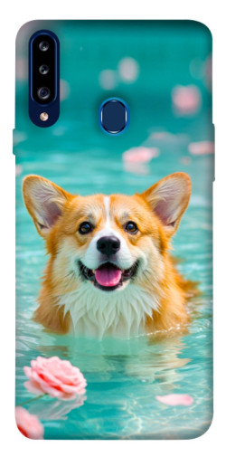 Чехол itsPrint Swimming corgi для Samsung Galaxy A20s