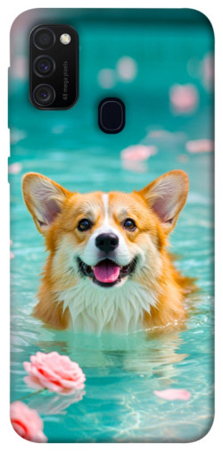 Чохол itsPrint Swimming corgi для Samsung Galaxy M30s / M21