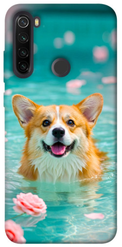 Чехол itsPrint Swimming corgi для Xiaomi Redmi Note 8T