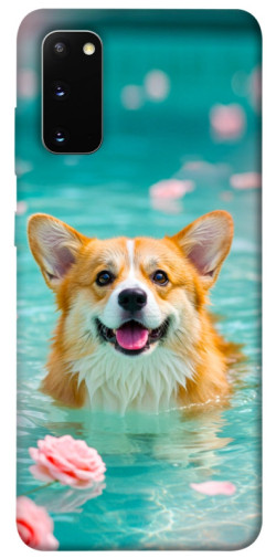 Чехол itsPrint Swimming corgi для Samsung Galaxy S20