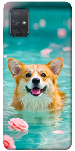 Чехол itsPrint Swimming corgi для Samsung Galaxy A71