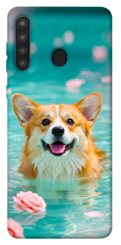 Чехол itsPrint Swimming corgi для Samsung Galaxy A21