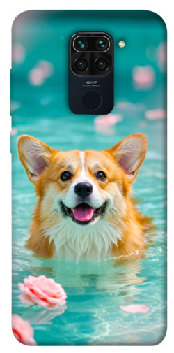 Чехол itsPrint Swimming corgi для Xiaomi Redmi Note 9 / Redmi 10X
