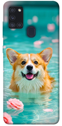 Чехол itsPrint Swimming corgi для Samsung Galaxy A21s