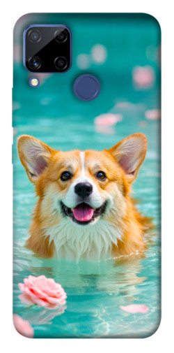 Чехол itsPrint Swimming corgi для Realme C15