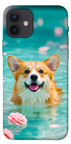 Чехол itsPrint Swimming corgi для Apple iPhone 12 Pro (6.1")