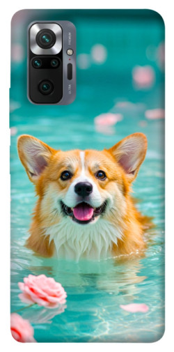 Чехол itsPrint Swimming corgi для Xiaomi Redmi Note 10 Pro