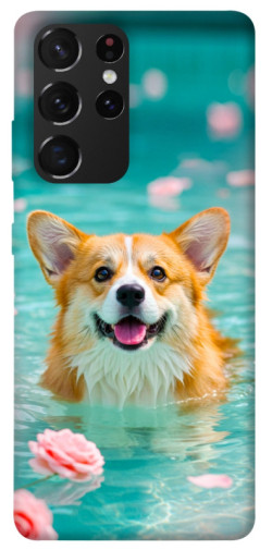 Чехол itsPrint Swimming corgi для Samsung Galaxy S21 Ultra