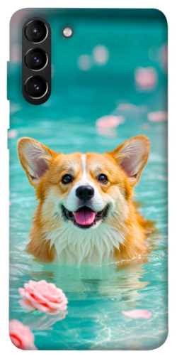 Чехол itsPrint Swimming corgi для Samsung Galaxy S21+