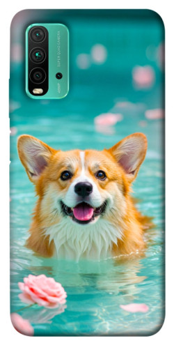 Чехол itsPrint Swimming corgi для Xiaomi Redmi Note 9 4G / Redmi 9 Power / Redmi 9T