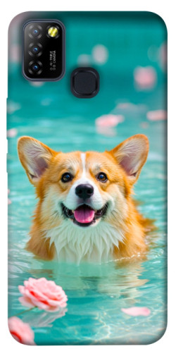 Чехол itsPrint Swimming corgi для Infinix Hot 10 Lite