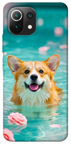Чехол itsPrint Swimming corgi для Xiaomi Mi 11 Lite