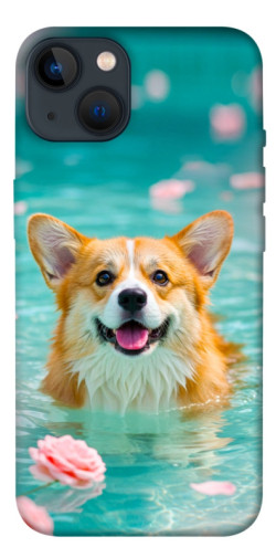 Чехол itsPrint Swimming corgi для Apple iPhone 13 (6.1")