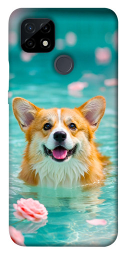 Чехол itsPrint Swimming corgi для Realme C21