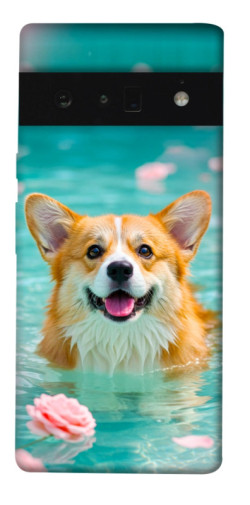 Чехол itsPrint Swimming corgi для Google Pixel 6 Pro