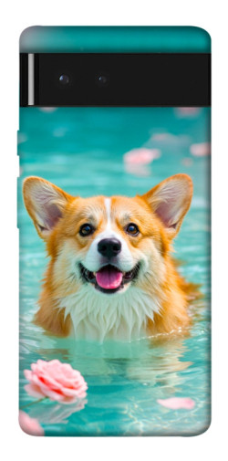 Чехол itsPrint Swimming corgi для Google Pixel 6
