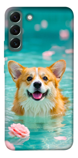 Чехол itsPrint Swimming corgi для Samsung Galaxy S22+