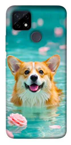 Чехол itsPrint Swimming corgi для Realme C21Y
