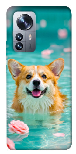 Чехол itsPrint Swimming corgi для Xiaomi 12 / 12X