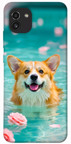 Чехол itsPrint Swimming corgi для Samsung Galaxy A03