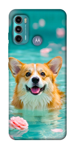 Чехол itsPrint Swimming corgi для Motorola Moto G60