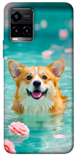 Чехол itsPrint Swimming corgi для Vivo Y21 / Y33s