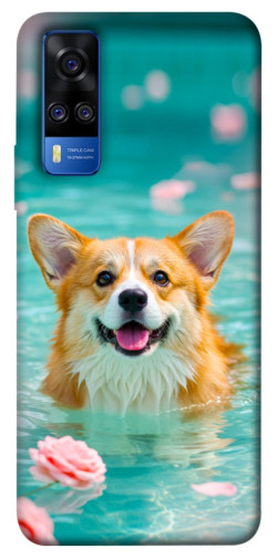 Чехол itsPrint Swimming corgi для Vivo Y51a