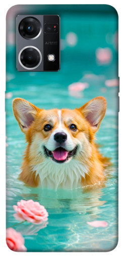 Чохол itsPrint Swimming corgi для Oppo Reno 7 4G