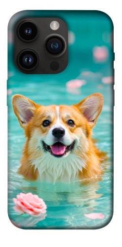 Чехол itsPrint Swimming corgi для Apple iPhone 14 Pro (6.1")
