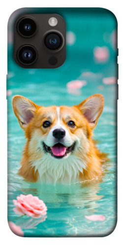 Чехол itsPrint Swimming corgi для Apple iPhone 14 Pro Max (6.7")
