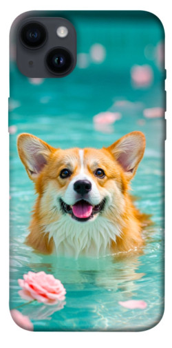 Чехол itsPrint Swimming corgi для Apple iPhone 14 Plus (6.7")