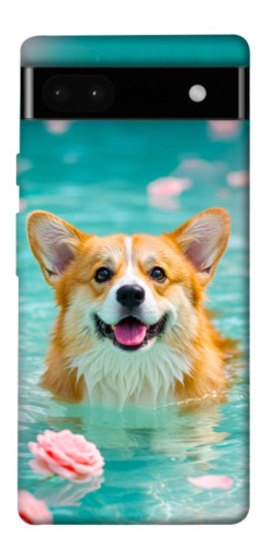 Чехол itsPrint Swimming corgi для Google Pixel 6a