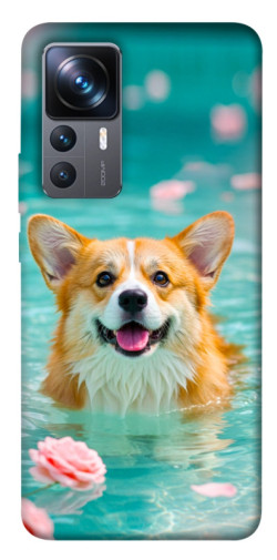 Чехол itsPrint Swimming corgi для Xiaomi 12T / 12T Pro