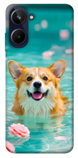 Чехол itsPrint Swimming corgi для Realme 10 4G
