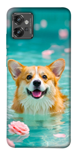 Чехол itsPrint Swimming corgi для Motorola Moto G32