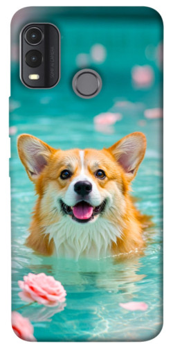 Чехол itsPrint Swimming corgi для Nokia G11 Plus