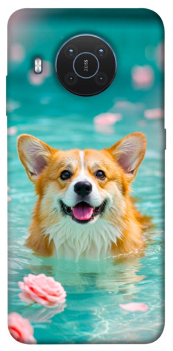 Чехол itsPrint Swimming corgi для Nokia X10 / X20