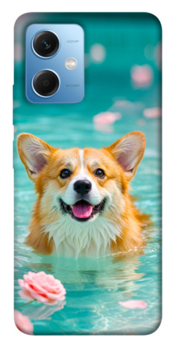 Чехол itsPrint Swimming corgi для Xiaomi Poco X5 5G