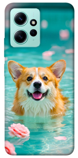 Чехол itsPrint Swimming corgi для Xiaomi Redmi Note 12 4G